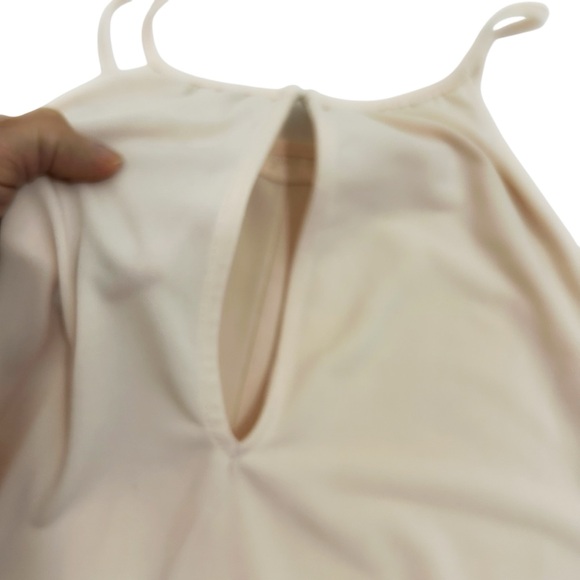 Express Factory Small Pink Halter Embellished Neckline Strapless Top - Picture 6 of 11